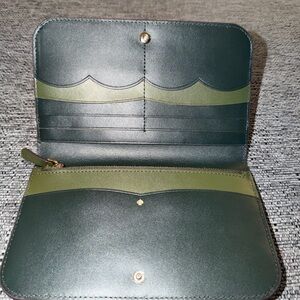 Kate Spade Green Clutch Wallet